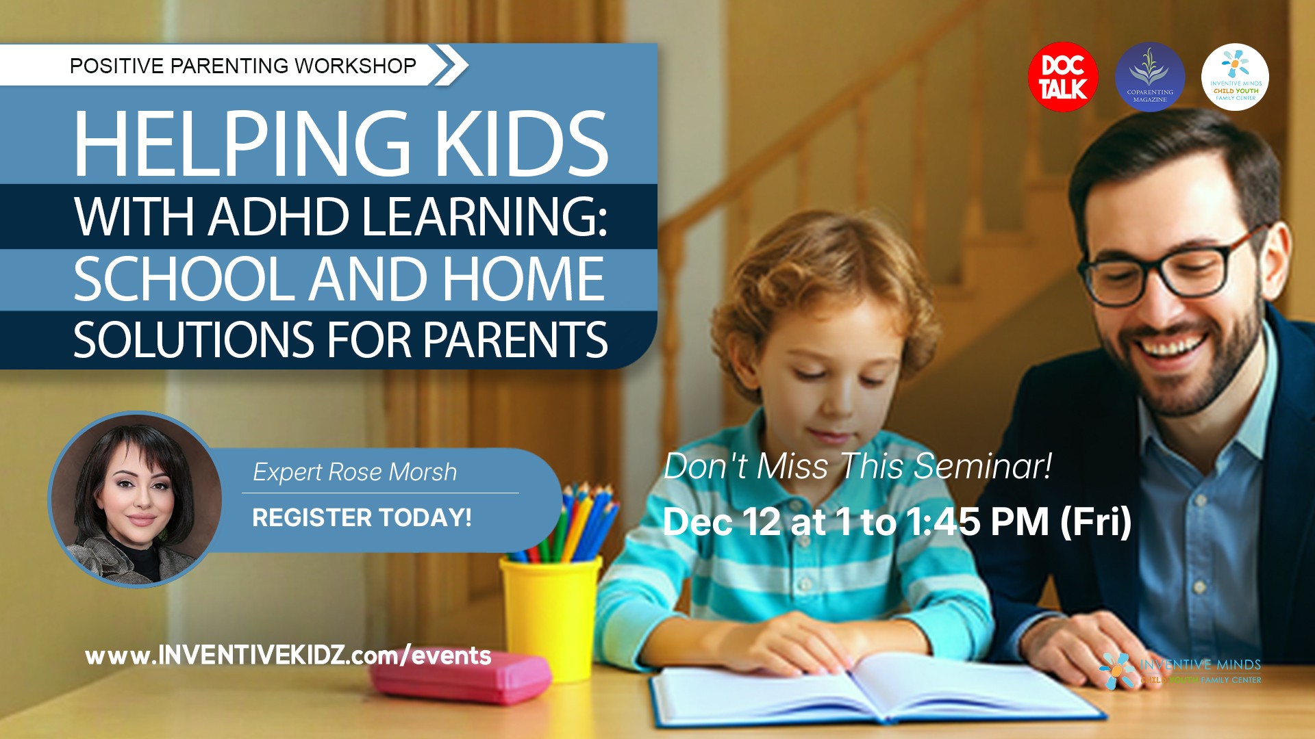 Helping Kids with ADHD Learn: School and Home Solutions for Parents Watermarked Image