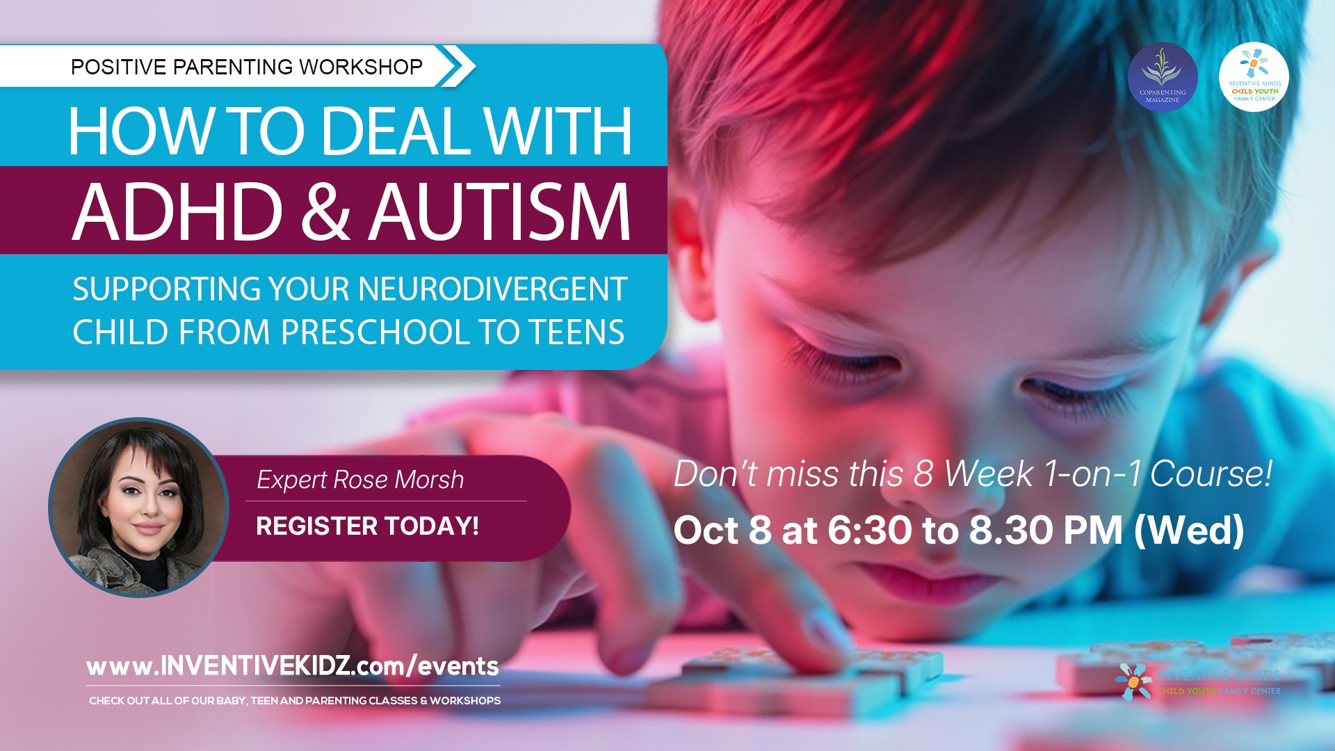 How to Deal with ADHD and Autism - Supporting Your Neurodivergent Child From Preschool to Teens (Oct 2025) Watermarked Image
